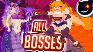 2D ACT EchidnaWarsDX - ALL BOSSES .  ミリア戦記 dx 