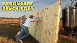 We Cant Get These Fence Posts To Fail