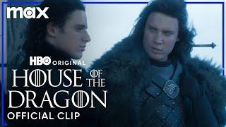 Jacaerys Velaryon Meets Cregan Stark At The Wall  House of the Dragon  Max