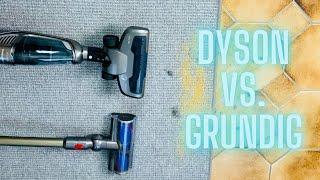 Dyson V8 vs. Grundig VCH 9632 - Akkusauger Staubsauger Vergleich Test