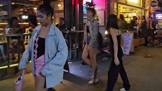 CAMBODIAN COOL HIPSTER VILLAGE Bassac Lane Nightlife Bar Zone in March 2023 4K Walk Phnom Penh 