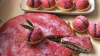 CROSTATA PESCHETTA E PESCHETTE DOLCI ALLA NUTELLA E ALCHERMES