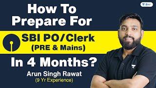 How to Prepare for SBI POClerk 2024 In 4 Months  Practical Strategy & Discussion By Arun Sir