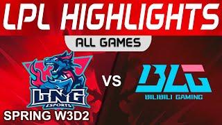 LNG vs BLG Highlights ALL GAMES LPL Spring Split 2024 LNG Esports vs Bilibili Gaming by Onivia