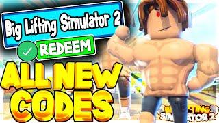 ALL NEW *UPDATE 4* OP SECRET CODES Big Lifting Simulator 2 Roblox