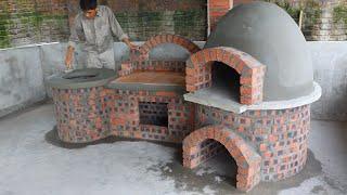 Outdoor Multifunc Wood Stove  How To Building  DIY Pizza Oven Making