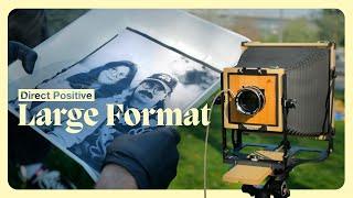 Shooting & developing pictures right on the spot  Direct Positive Paper on Large Format 8x10