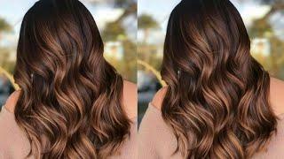 طريقة عمل بلياج كرمال لون خريف 2022 بصبغة fall Balayage LOréal majirel