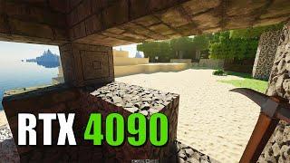 RTX 4090  Minecraft 4K + Shaders + Textures