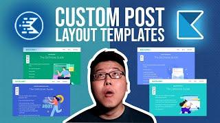 Kadence Pro Tutorial - Create Custom Post Layout Templates like Backlinko