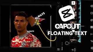 CapCut  floating text tutorial  Fast and easy 