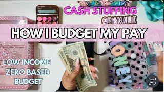 Detailed BUDGET WITH ME  CASH STUFF MY WALLET  USING LOW INCOME   PAY #2 BIWEEKLY  AUGUST