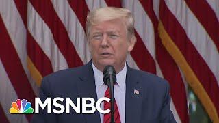 Trump Abruptly Ends News Conference. “Don’t Ask Me Ask China.”  The 11th Hour  MSNBC