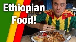 Irresistible Ethiopian Food - Tasty Meat Platter in Addis Ababa Ethiopia