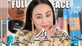 Full Face Using Only Manhattan Makeup  Drogerie Make up Reihe