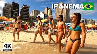  IPANEMA BEACH  SUMMER IN RIO 4K ⁶⁰ BRAZIL