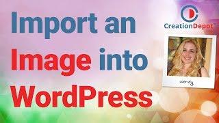 How to Import an Image in WordPress