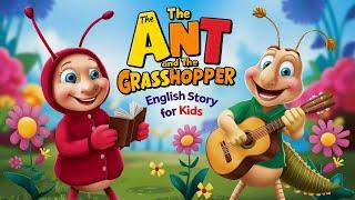 The Ant and the Grasshopper English Story for Kids