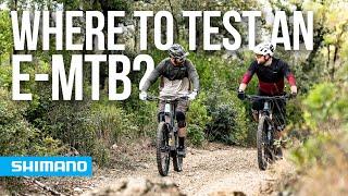 Where can I test an e-MTB?  SHIMANO