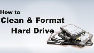 How to Clean and format Erase Any Disk  Format Quick Disk  Using CMD  Windows 1087  Full Tu..