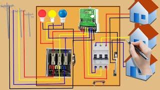 3 Phase Main Switch Board Wiring Connection Diagram . It s electrical