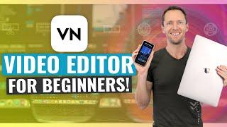 VN Video Editor - COMPLETE Tutorial for Beginners iPhone Android & Mac