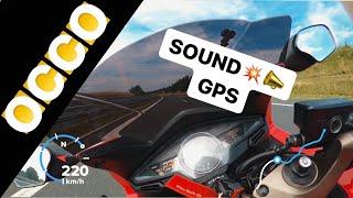 Honda VFR800F Topspeed  Sound - on German Autobahn Vtec V4 No Panigale RSV4