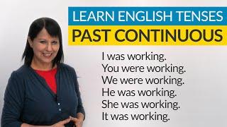 Learn English Tenses PAST CONTINUOUS