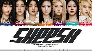 BABYMONSTER 베이비몬스터 - SHEESH Lyrics Color Coded_Han_Rom_Eng