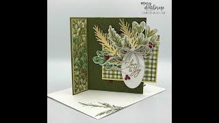 Stampin UpGolden GreeneryGreetings of the SeasonSeason of Green & GoldBook FoldChristmas