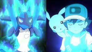 Ash And Lucario Both Used Aura And Found Each Other  Pokemon Journeys Episode 84.