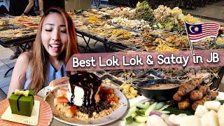 JB Mount Austin - Best Lok Lok & Satay AMAZING FOODS  Johor  Vlog #75