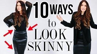 10 Ways To INSTANTLY Look SKINNY but in a GOOD way