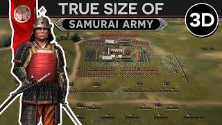 True Size of a Samurai Army c. 1600 3D DOCUMENTARY