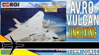 Avro Vulcan model plane unboxing- 1144 Scale model aircraft