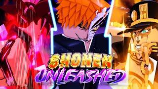 All Characters Showcase Shonen Unleashed