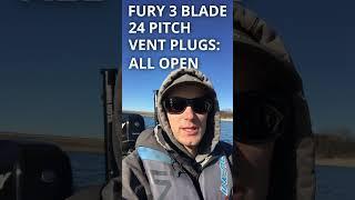 Testing Holeshot with Mercury Fury 3 Blade Prop