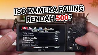 Mengatasi ISO Paling Rendah 500 Nga Bisa Turun Lagi di Kamera Sony A6400