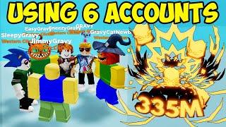 I Used 6 Accounts To Hatch Secret Pets In Roblox Clicker Simulator