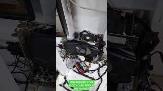 GALAX 1050 TI 4GB No longer running and broken fan #videocardrepair #galaxy #1050ti