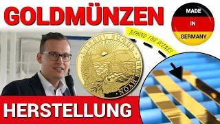 So entsteht eine Goldmünze ⭐ GOLD-DOKU ⭐ Made in Germany