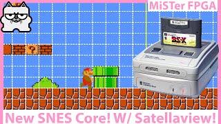 MiSTer FPGA SNES Core Updated Satellaview Fixes New Features and Games