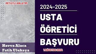 2024-2025 usta öğretici başvuru. halk eğitim başvuru