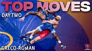 #FoursAndFives Top Greco-Roman Moves  Day 2  2024 Pan-American Championships