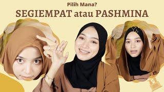 Pilih Segiempat atau Pashmina? Panduan Memilih Hijab Harian