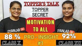 TOPPERS TALK  Topper Secret to Score Maximum Marks  Motivation to Every Students  Prachi Tiwari