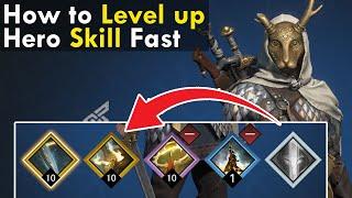 How to level up fast Hero Skill in Viking Rise  Viking Rise Tips