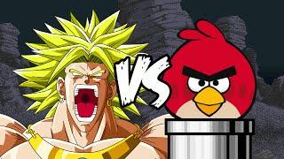 憤怒鳥戰車遇上超級賽亞人布羅利 卡通大對決無限格鬥 Angry Birds Tank VS LSSJ Broly MUGEN Battle