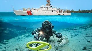 Luxury Boat Treasure Hunt Metal Detecting Beneath Million-Dollar Yachts