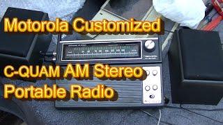 Prototype AM Stereo CQUAM Realistic Motorola Demo Radio Modified By Motorola 1985